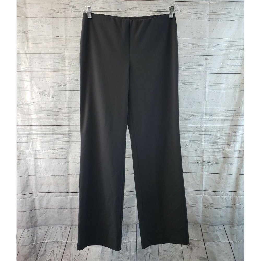 Eileen Fisher Womens Pull On Pants Sz 8 Gray Mid‎ Rise